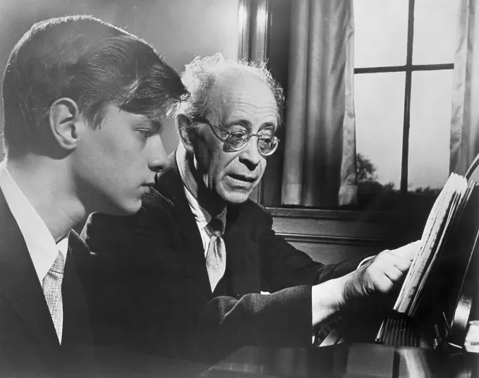 Framed Print : Rudolph Serkin Teaches Son Peter Piano Framed Print : Rudolph Serkin Teaches Son Peter Piano