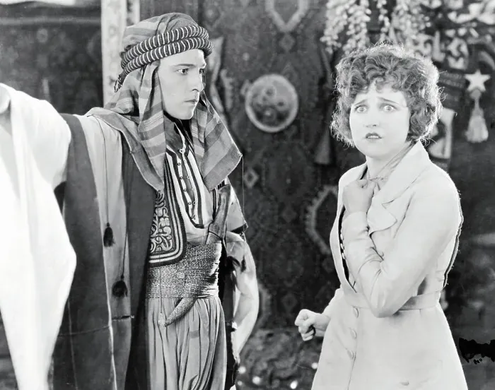 Framed Print : Rudolph Valentino in Movie Scene Framed Print : Rudolph Valentino in Movie Scene