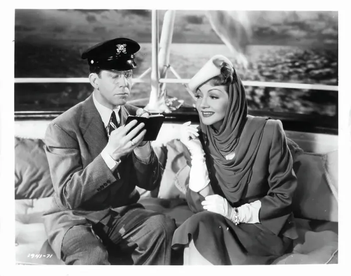 Framed Print : Rudy Vallee And Claudette Colbert In The Palm Beach Story Framed Print : Rudy Vallee And Claudette Colbert In The Palm Beach Story