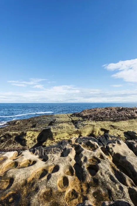 Framed Print : Rugged coastline with eroded sandstone on the Moray Firth at Tarbat Ness, Scotland, United Kingdom, Europe Framed Print : Rugged coastline with eroded sandstone on the Moray Firth at Tarbat Ness, Scotland, United Kingdom, Europe