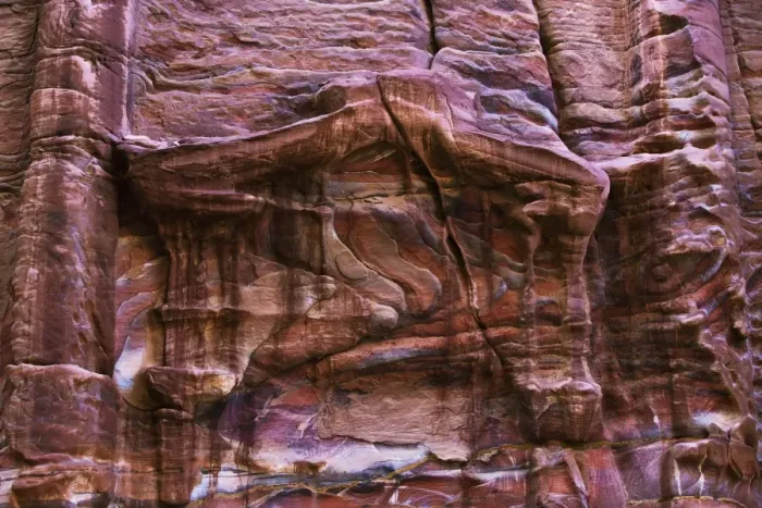 Framed Print : A rugged rock wall of colourful sandstone Framed Print : A rugged rock wall of colourful sandstone