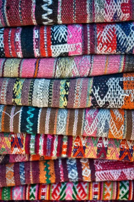 Framed Print : Rugs for sale in the street market of Purmamarca Framed Print : Rugs for sale in the street market of Purmamarca