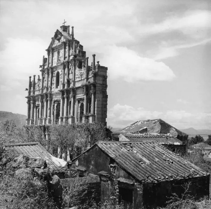 Framed Print : Ruin In Macao