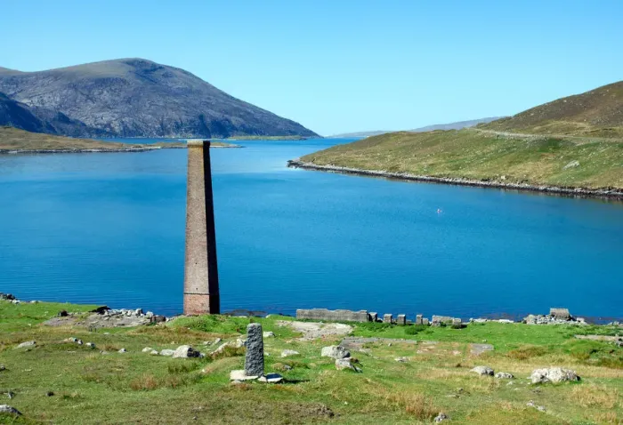 Framed Print : Ruined old whaling factory, Isle of Harris Framed Print : Ruined old whaling factory, Isle of Harris