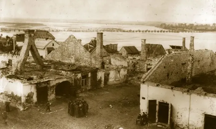 Framed Print : Ruined Town