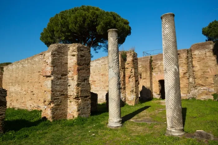 Framed Print : The ruins of the Ancient Roman harbour city of Ostia Antica in Rome, Italy Framed Print : The ruins of the Ancient Roman harbour city of Ostia Antica in Rome, Italy
