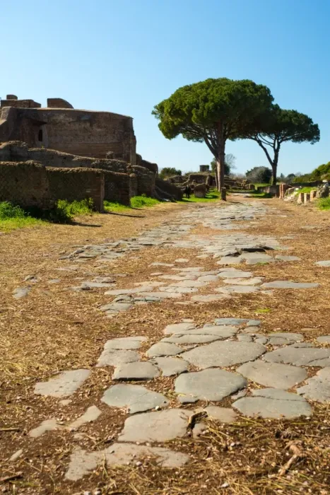 Framed Print : The ruins of the Ancient Roman harbour city of Ostia Antica in Rome, Italy Framed Print : The ruins of the Ancient Roman harbour city of Ostia Antica in Rome, Italy