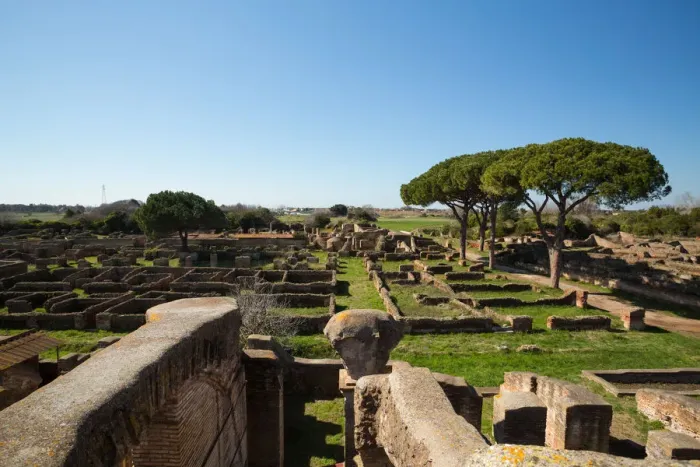 Framed Print : The ruins of the Ancient Roman harbour city of Ostia Antica in Rome, Italy Framed Print : The ruins of the Ancient Roman harbour city of Ostia Antica in Rome, Italy