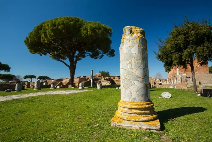 Framed Print : The ruins of the Ancient Roman harbour city of Ostia Antica in Rome, Italy Framed Print : The ruins of the Ancient Roman harbour city of Ostia Antica in Rome, Italy