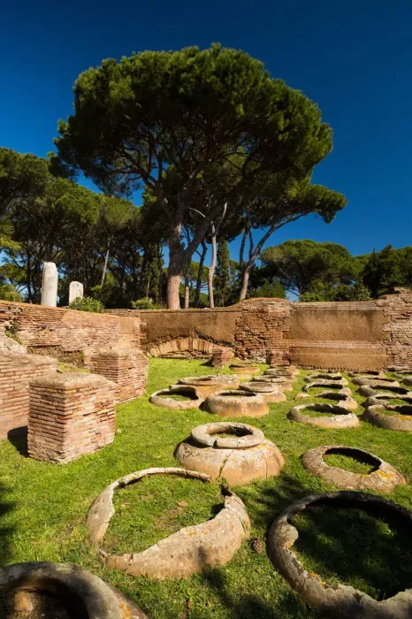 Framed Print : The ruins of the Ancient Roman harbour city of Ostia Antica in Rome, Italy Framed Print : The ruins of the Ancient Roman harbour city of Ostia Antica in Rome, Italy