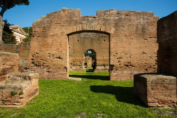 Framed Print : The ruins of the Ancient Roman harbour city of Ostia Antica in Rome, Italy Framed Print : The ruins of the Ancient Roman harbour city of Ostia Antica in Rome, Italy