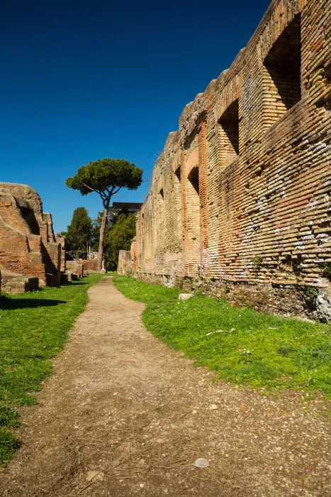Framed Print : The ruins of the Ancient Roman harbour city of Ostia Antica in Rome, Italy Framed Print : The ruins of the Ancient Roman harbour city of Ostia Antica in Rome, Italy