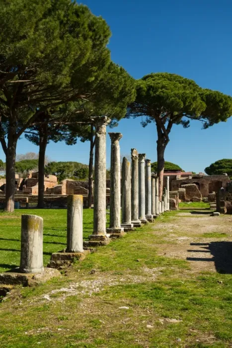 Framed Print : The ruins of the Ancient Roman harbour city of Ostia Antica in Rome, Italy Framed Print : The ruins of the Ancient Roman harbour city of Ostia Antica in Rome, Italy