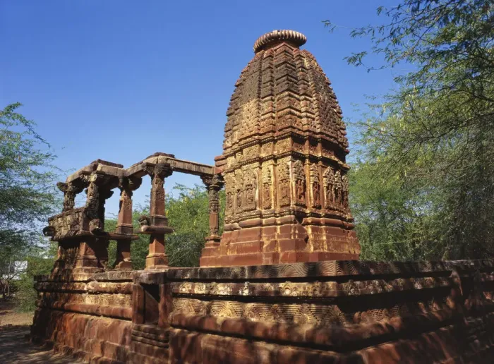 Framed Print : Ruins of an Ancient Surya Temple, Osian, Jodhpur, Rajasthan, India