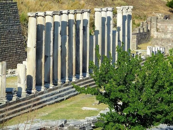 Ruins of the Asklepion in Bergama, former Pergamon