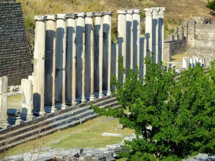 Framed Print : Ruins of the Asklepion in Bergama, former Pergamon Framed Print : Ruins of the Asklepion in Bergama, former Pergamon