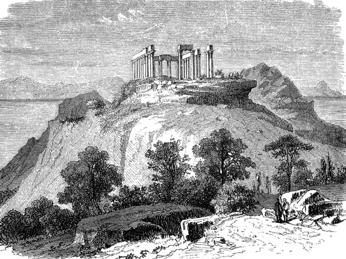Framed Print : Ruins of the Athene temple in Regina Framed Print : Ruins of the Athene temple in Regina
