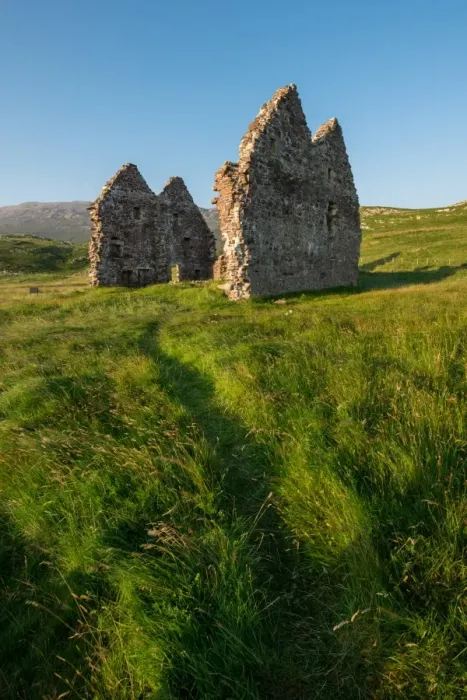 Framed Print : The ruins of Calda house in Scotland Framed Print : The ruins of Calda house in Scotland