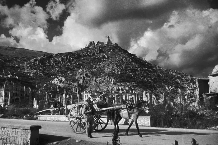 Framed Print : Ruins Of Cassino Framed Print : Ruins Of Cassino