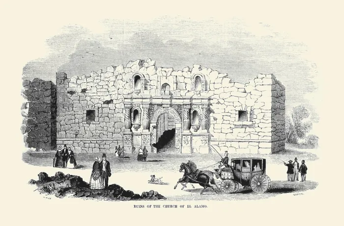 Framed Print : Ruins of the Church of El Alamo Framed Print : Ruins of the Church of El Alamo