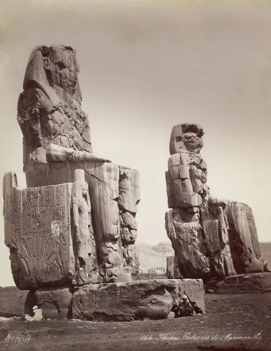 Framed Print : Ruins of the Colossus of Memnon Framed Print : Ruins of the Colossus of Memnon