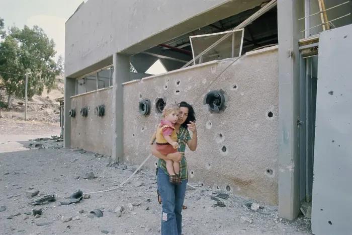 Framed Print : Ruins From Conflict Near Israeli-Syrian Border Framed Print : Ruins From Conflict Near Israeli-Syrian Border