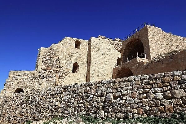 Ruins of a Crusader Castle, Templar Castle, Kerak, Jordan