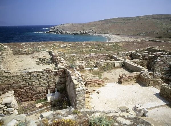 Ruins at Delos, Greece