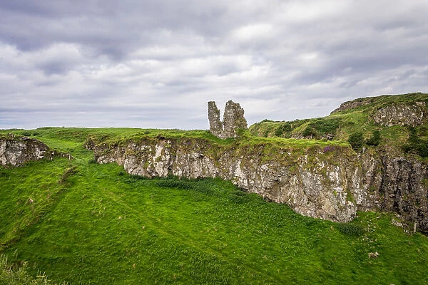 The ruins of Dunseverick Castle