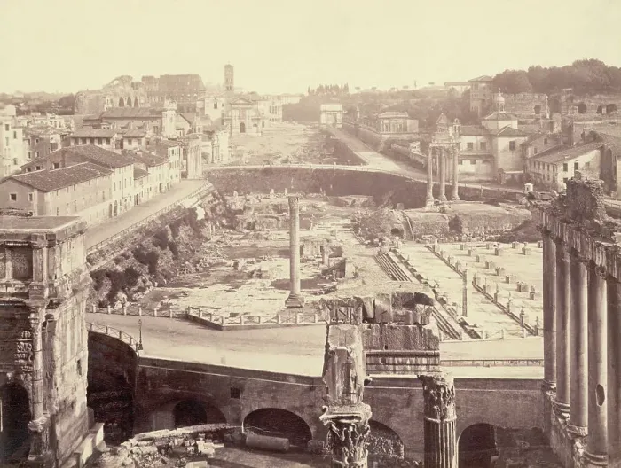 Framed Print : Ruins of the Forum in Rome / Pillars Framed Print : Ruins of the Forum in Rome / Pillars