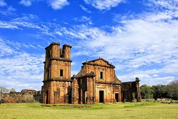 Ruins of Jesuit reduction of Sao Miguel