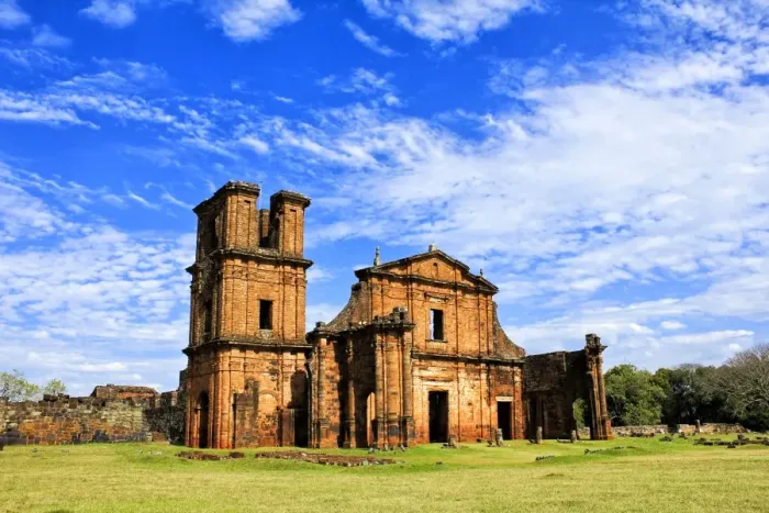 Framed Print : Ruins of Jesuit reduction of Sao Miguel Framed Print : Ruins of Jesuit reduction of Sao Miguel