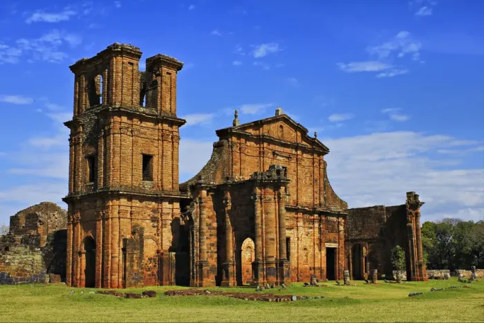 Framed Print : Ruins of Jesuit reduction of Suo Miguel Framed Print : Ruins of Jesuit reduction of Suo Miguel