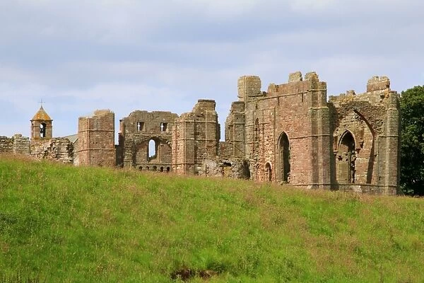 Ruins of Lindisfarne abbey and church, Holy Island