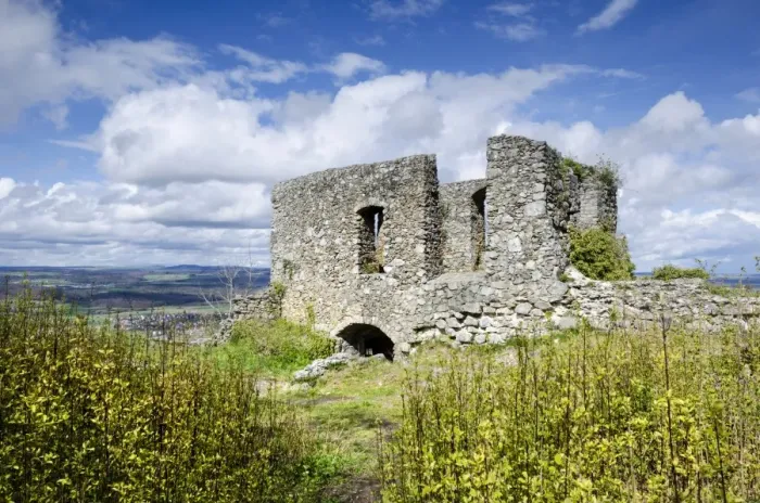 Framed Print : Ruins of Maegdeberg Castle above Muehlhausen-Ehingen in Hegau, Baden-Wuerttemberg, Germany, Europe Framed Print : Ruins of Maegdeberg Castle above Muehlhausen-Ehingen in Hegau, Baden-Wuerttemberg, Germany, Europe