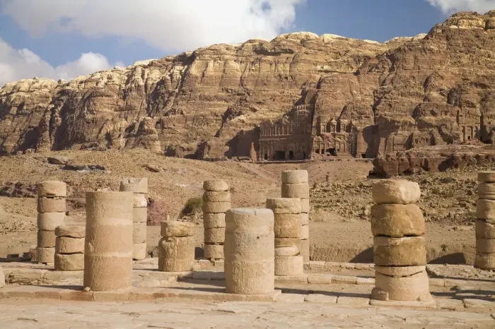 Framed Print : Ruins Of The Nabatean City Framed Print : Ruins Of The Nabatean City