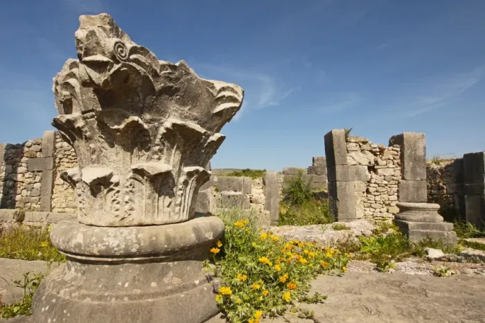 Framed Print : Ruins of Roman city of Volubilis Framed Print : Ruins of Roman city of Volubilis