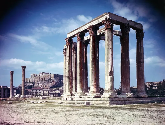Framed Print : Ruins of the Temple of Olympian Zeus Framed Print : Ruins of the Temple of Olympian Zeus