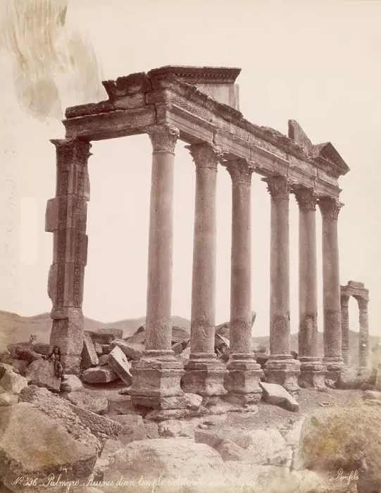 Framed Print : Ruins of a Temple in Palmyra Framed Print : Ruins of a Temple in Palmyra