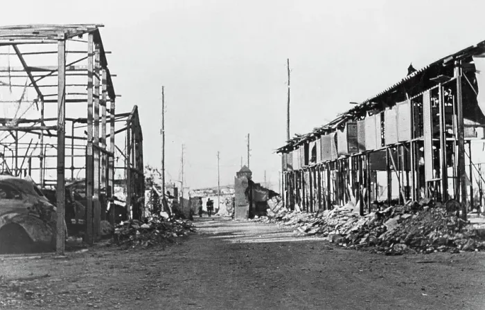 Framed Print : Ruins In Tobruk, Libya, 1942 Framed Print : Ruins In Tobruk, Libya, 1942