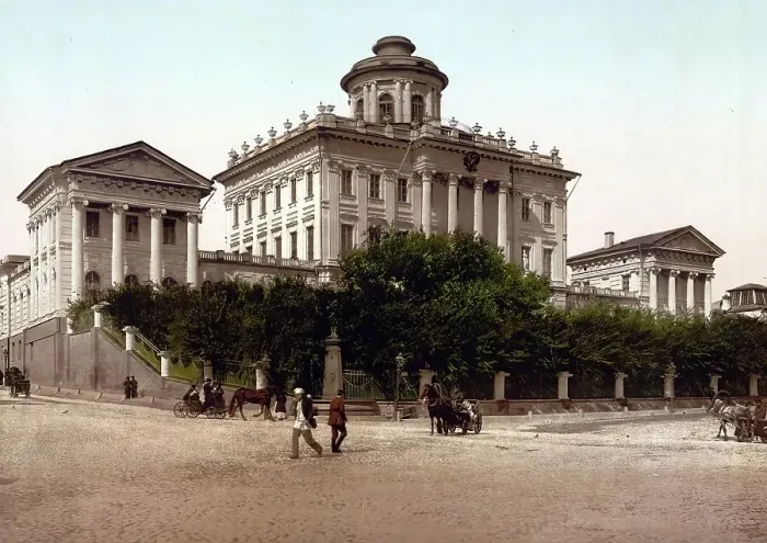 Framed Print : Rumjanzoff, Rumiantsev, Museum, Moscow, Russia, c. 1890, Historic, digitally enhanced reproduction of a photochrome print of the period Framed Print : Rumjanzoff, Rumiantsev, Museum, Moscow, Russia, c. 1890, Historic, digitally enhanced reproduction of a photochrome print of the period