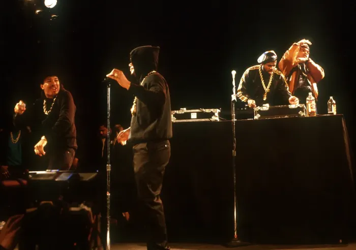 Framed Print : Run-DMC Beats To The Rhyme Video Shoot