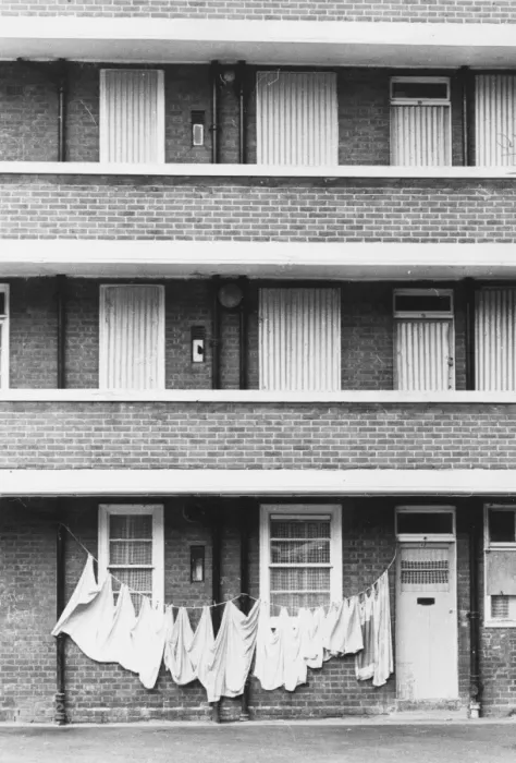 Framed Print : Run Down Flats Framed Print : Run Down Flats