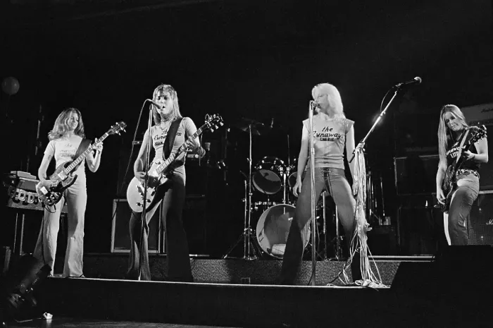 Framed Print : The Runaways Play The Gold West Ballroom Framed Print : The Runaways Play The Gold West Ballroom
