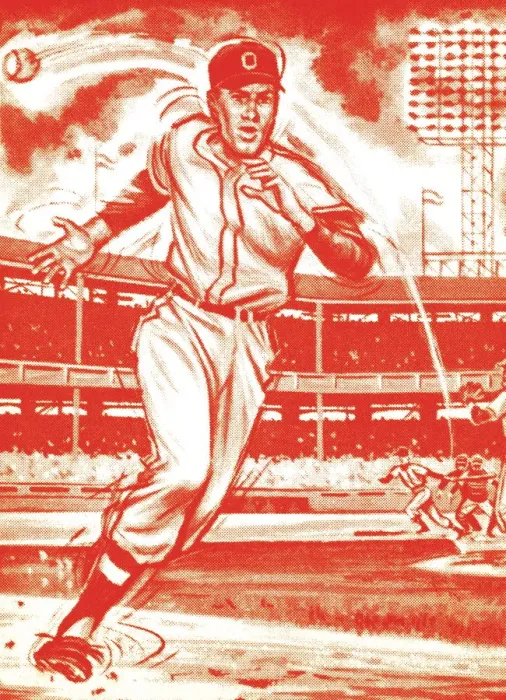 Framed Print : Runner on base Framed Print : Runner on base