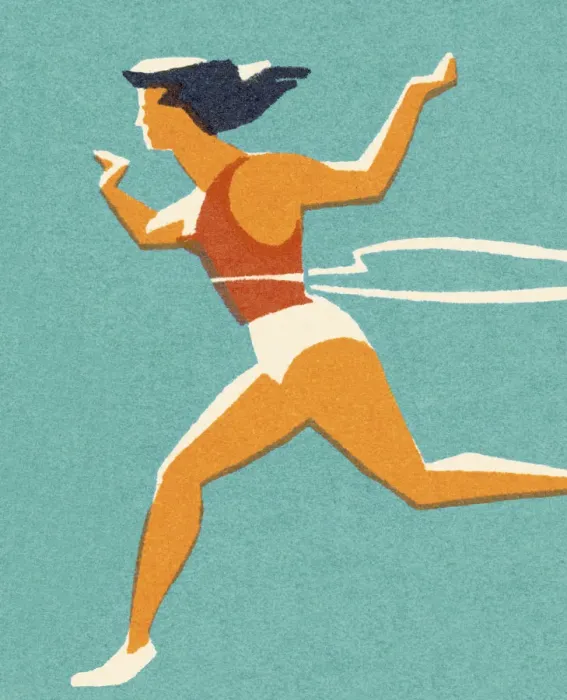 Framed Print : Runner Winning a Race Framed Print : Runner Winning a Race