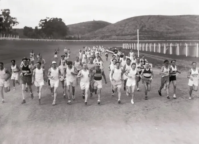 Framed Print : Runners Beginning Coast to Coast Marathon Framed Print : Runners Beginning Coast to Coast Marathon