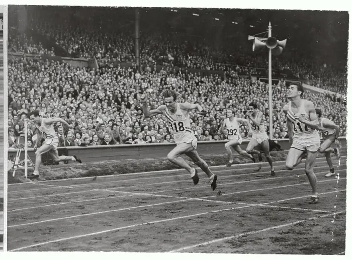 Framed Print : Runners Crossing Finishing Line at Olympics Framed Print : Runners Crossing Finishing Line at Olympics