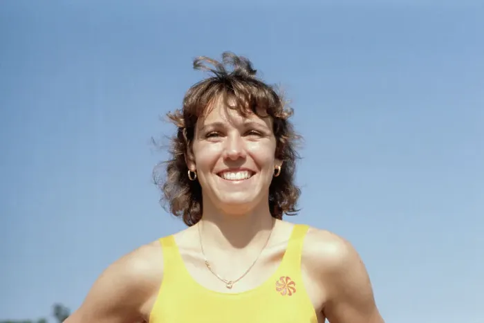 Framed Print : Running Champ Mary Decker