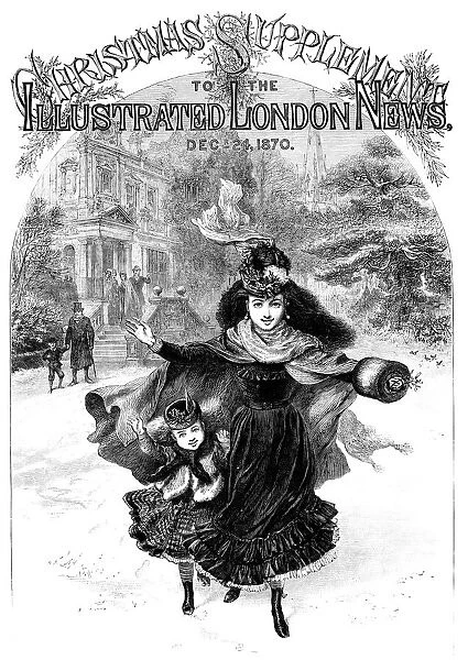 Running girls - Illustrated London News Christmas 1870 cover